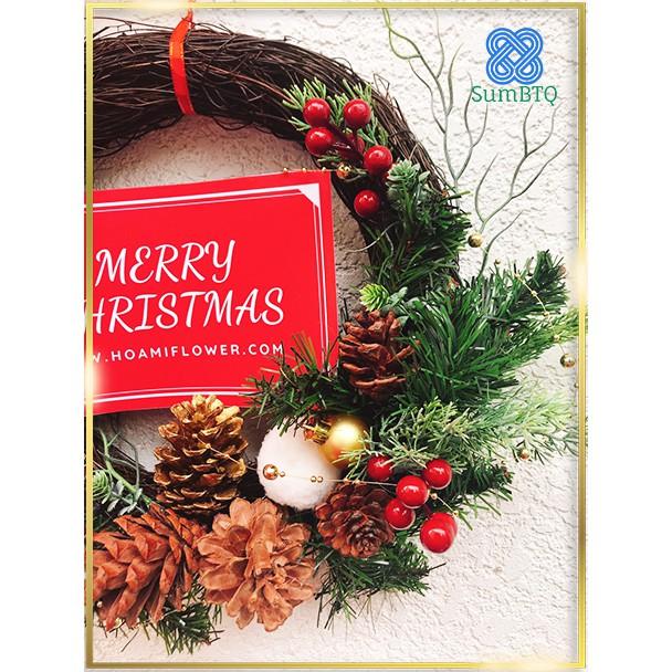 Trang Trí Noel Vòng Hoa Trang Trí 025