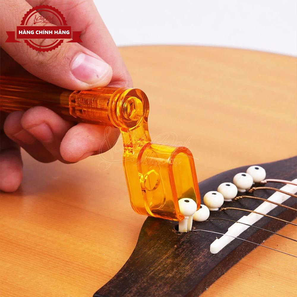 Tay Quay Hỗ Trợ Thay Dây Đàn, Nhổ Chốt Đàn Guitar Alice A009-G, Nhựa Trong, Kiểu Dáng Đẹp