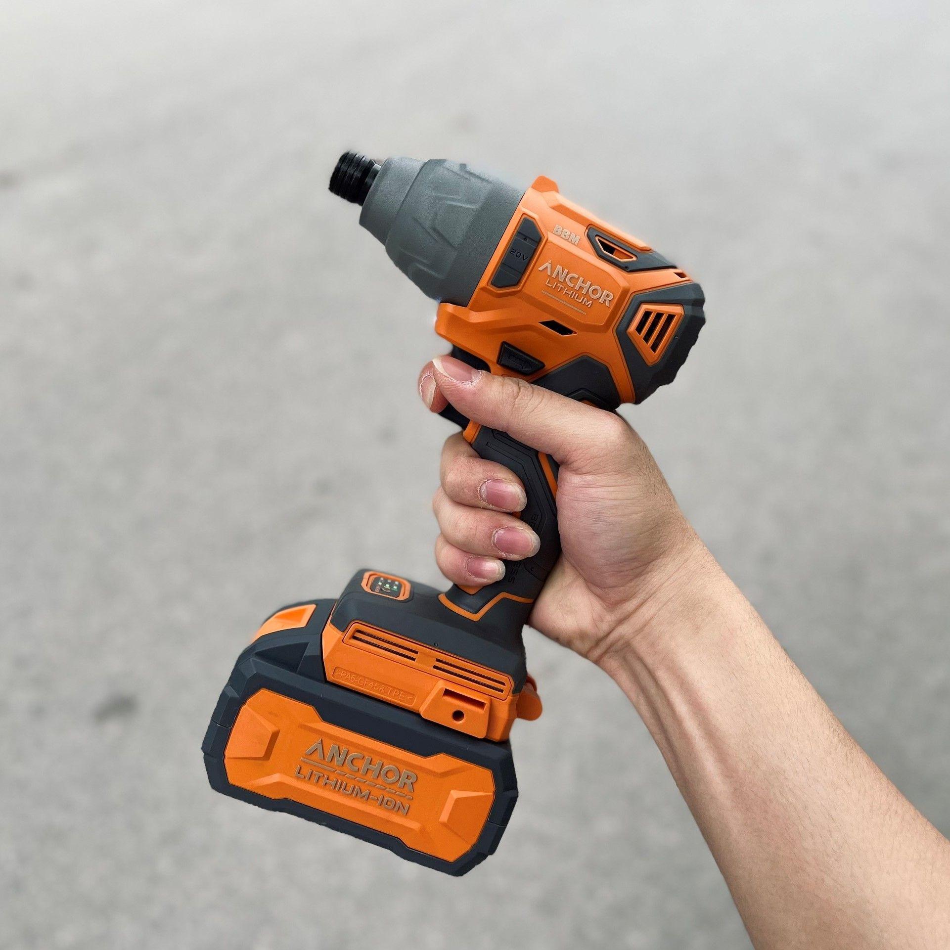 MÁY BẮN VÍT PIN 20V KHÔNG CHỔI THAN 4000MAH 90MM DCL1 ANCHOR ( 2 PIN + 1 SẠC )  - HÀNG CHÍNH HÃNG