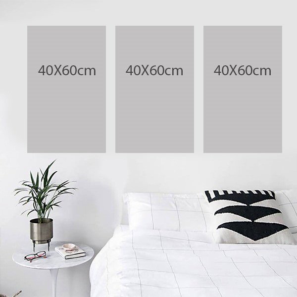 Bộ 3 Tranh Vũ Công Hoa Hồng W260