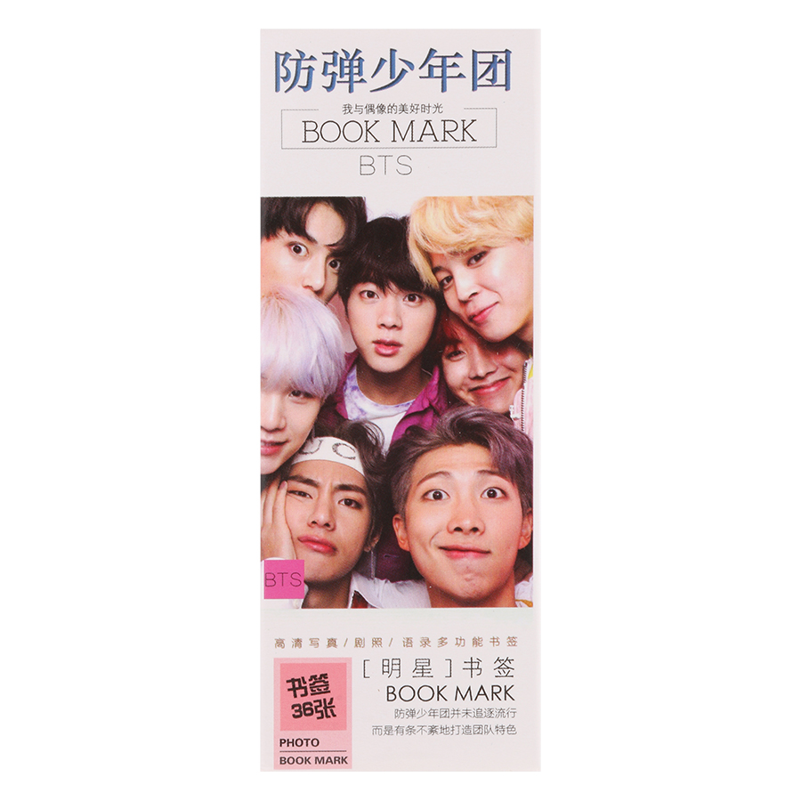 Bộ Bookmark Ban Nhạc BTS - Mẫu 3