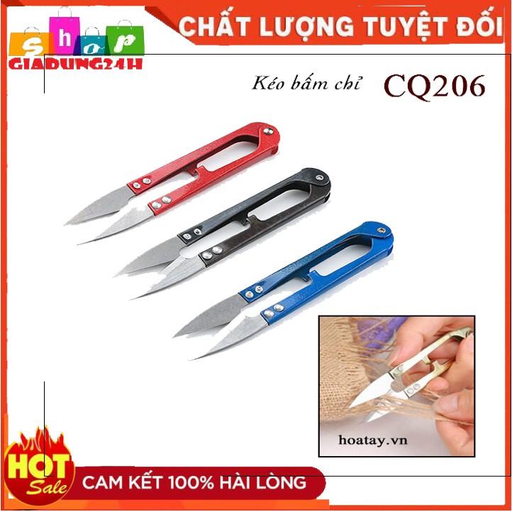 KÉO CẮT CHỈ BẤM CHỈ THỪA MÀU ĐỎ LOẠI XỊN CHẤT LIỆU THÉP