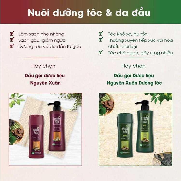 DẦU GỘI NGUYÊN XUÂN - DẦU GỘI DƯỢC LIỆU NGUYÊN XUÂN