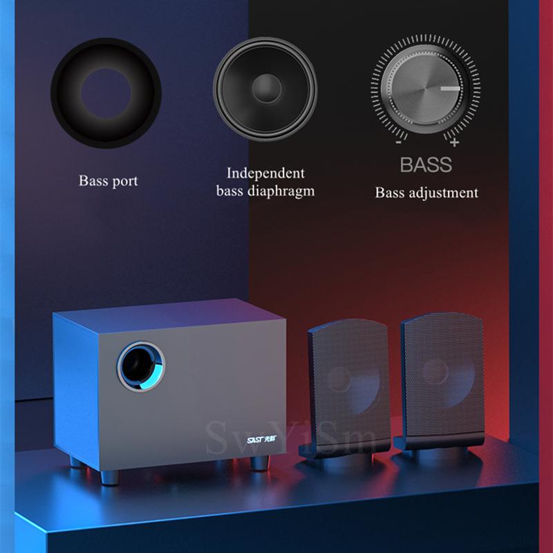 Loa máy tính có dây đa phương tiện loa bass loa bass cho máy tính xách tay máy tính xách tay máy tính