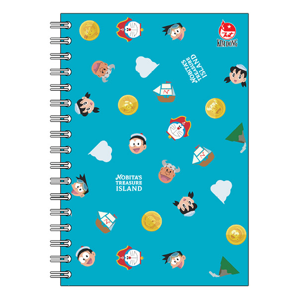 Sổ Gáy Xoắn Mini Notebook Nobita’s Treasure Island (200 Trang) - Mẫu Ngẫu Nhiên