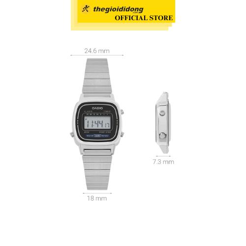 Đồng hồ Casio 24.6 mm Nữ LA670WA-1DF - Hàng Chính Hãng