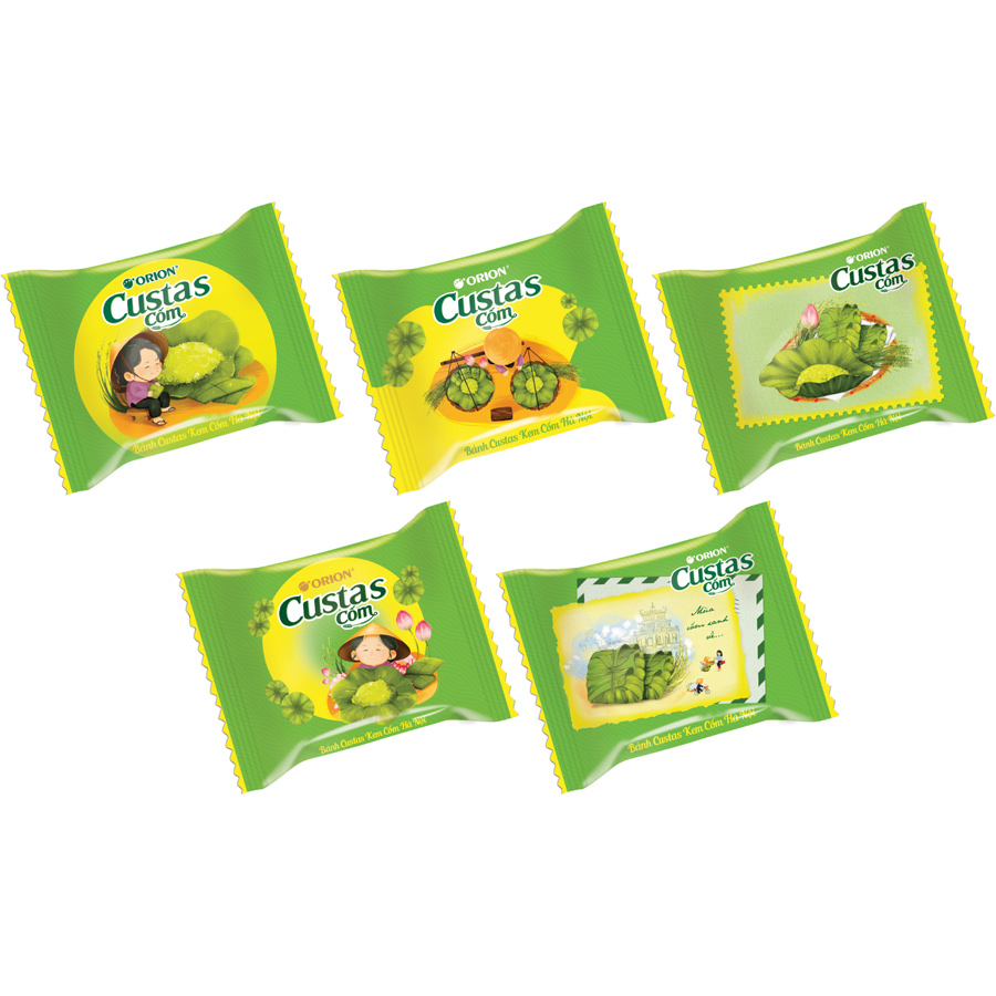 Bánh Custas Kem Cốm Hà Nội 12P
