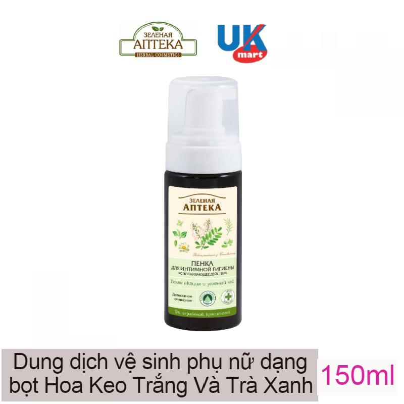 Dung dịch vệ sinh phụ nữ dạng bọt Zelenaya Apteka 150ml