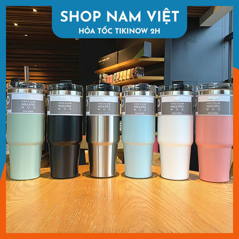 Bình Giữ Nhiệt Lưỡng Tính Nóng Lạnh Dung Tích Lớn Thiết Kế Hiện Đại