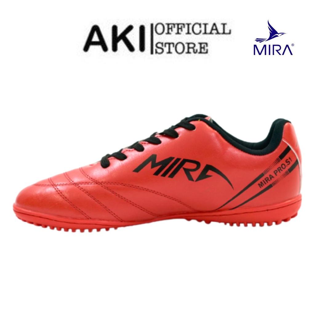 Giày đá bóng nam Mira Pro S1 Đỏ chính hãng, giày đá banh cỏ nhân tạo đẹp - PS006