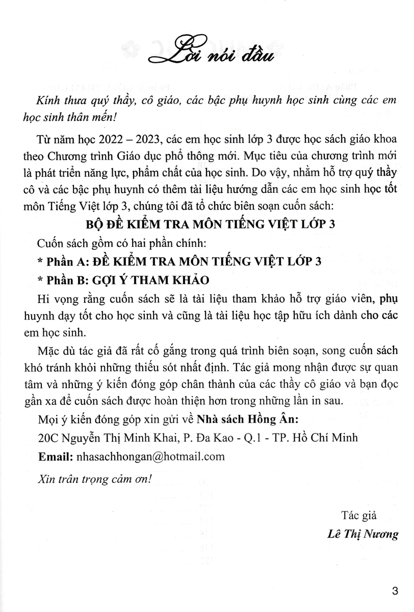 Sách bổ trợ_Bộ Đề Kiểm Tra Môn Tiếng Việt Lớp 3 (Dùng Kèm SGK Kết Nối Tri Thức Với Cuộc Sống)_HA