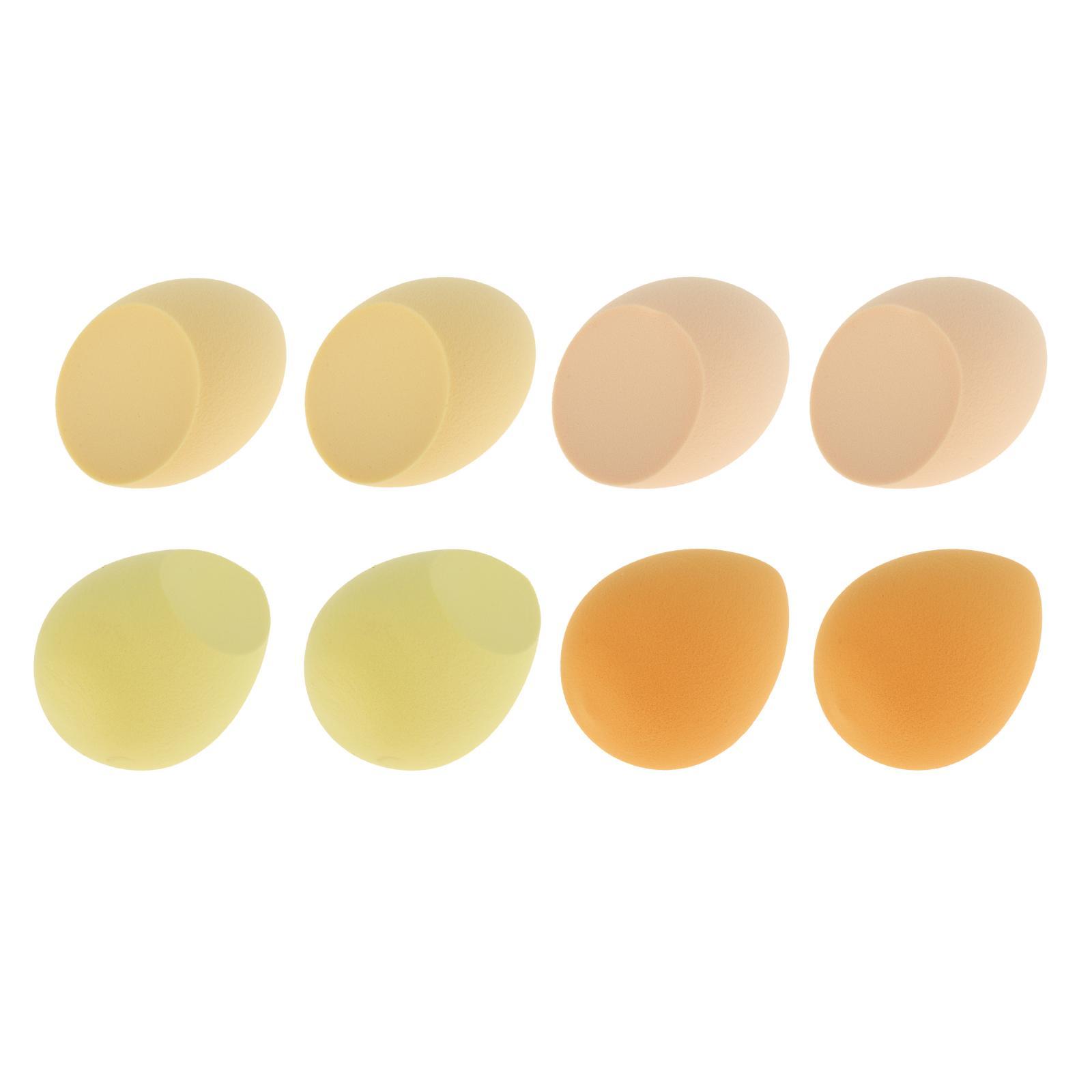 8x Makeup Sponge Set Foundation Concealer Powder Cosmtics Puff Latex-Free for all kinds of cosmetics, foundation, BB cream