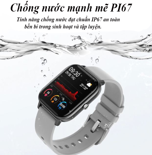 Đồng Hồ Thông Minh Smartwatch T54 IP67 Chống Nước Nhịp Tim Theo Dõi Giấc Ngủ