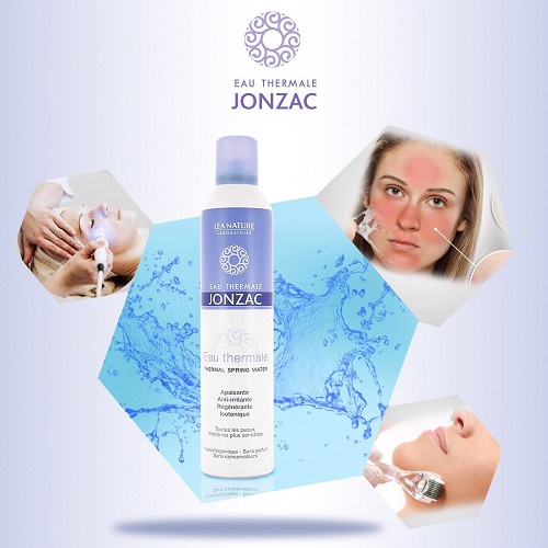 Xịt khoáng cấp nước dưỡng ẩm Jonzac Eau Thermale Thermal Spring Water 300ml (100% Nước khoáng Jonzac) + Tặng bông tẩy trang Christian Lenart 50 miếng