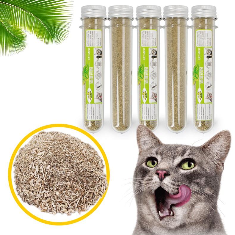 Catnip cho mèo cỏ bạc hà loại lá nhuyễn 10gr