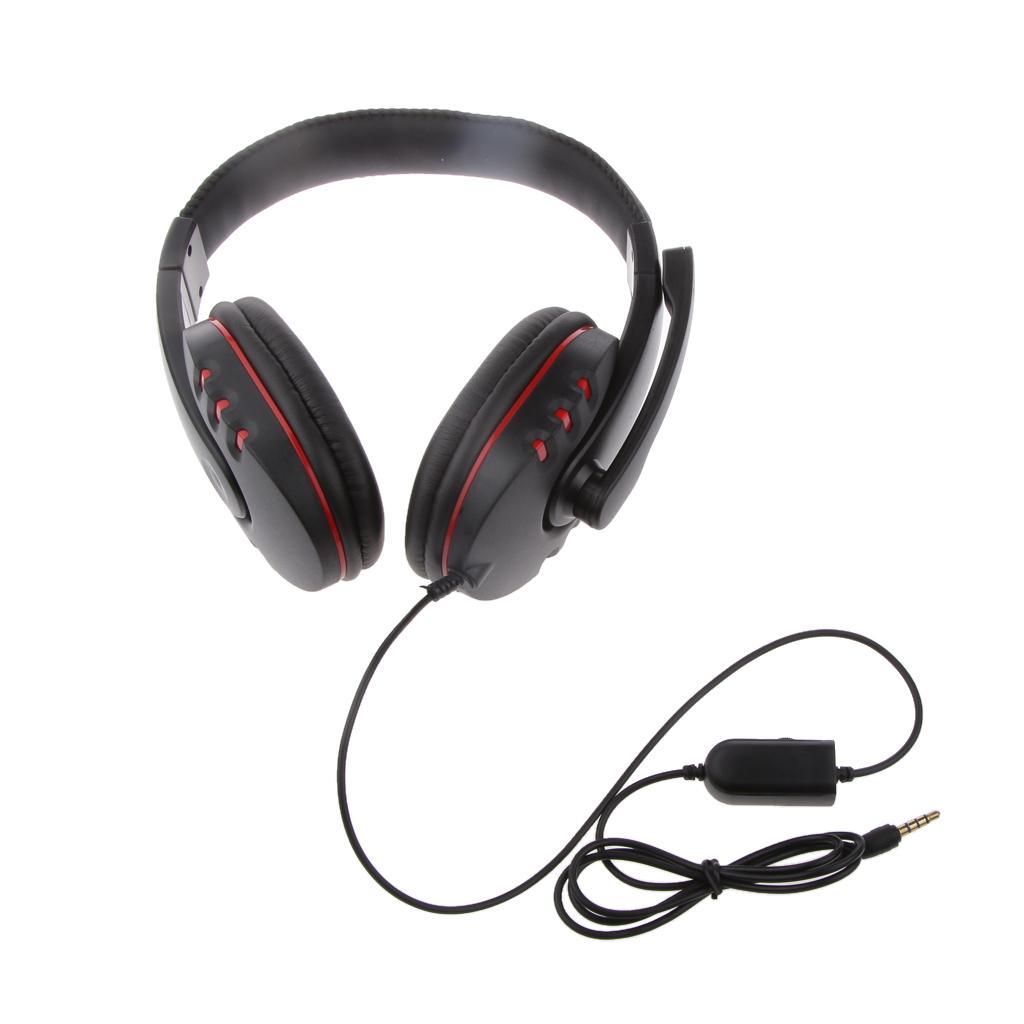Universal Wird Gaming Headset Headphone with MIC for PS4 ONE PC MP4