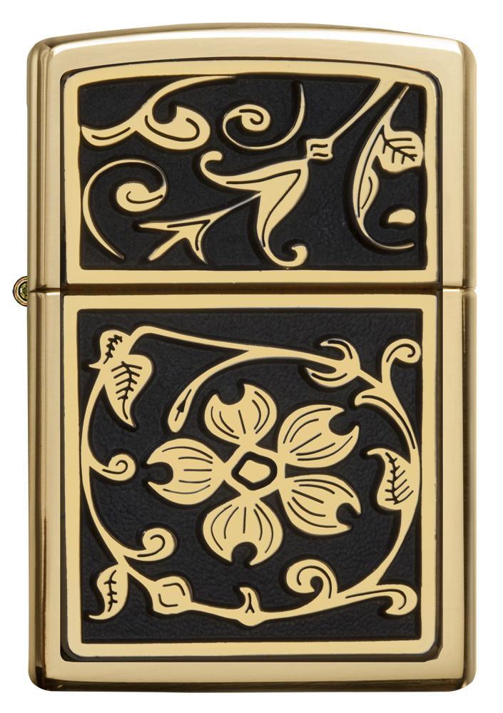 Bật Lửa Zippo Gold Floral Flourish 20903