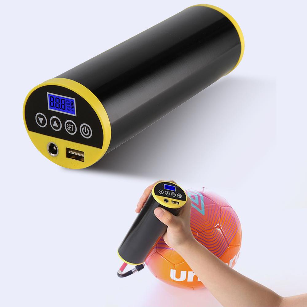 Rechargeable Digital Car Tire Pump Air Compressor Portable Mini Air Inflator Hand Held Tire Pump with Digital LCD LED