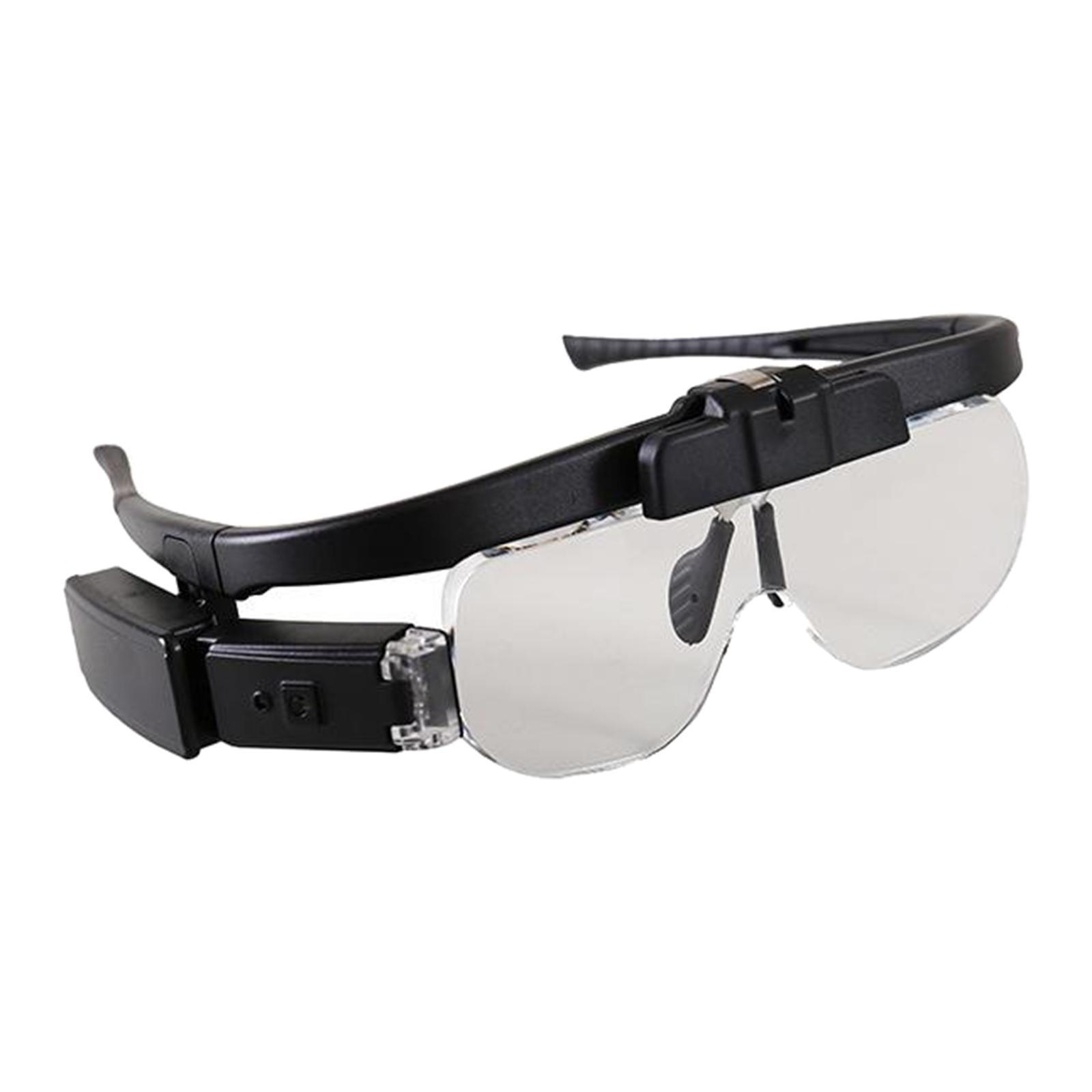 Headband with LED Light Headset Magnifying Glasses Easy to Wear