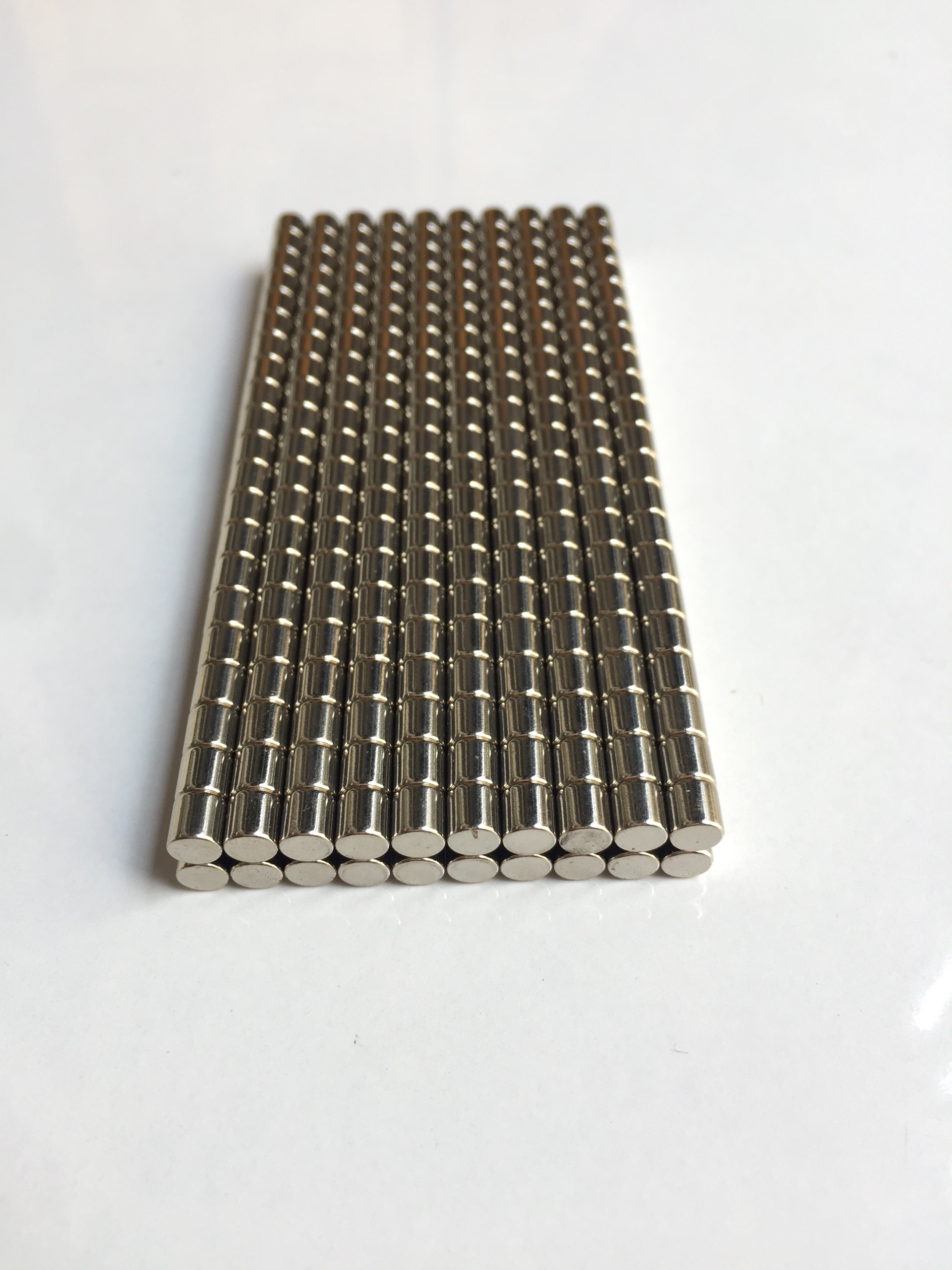 50 Viên nam châm đất hiếm NdFeB phi tròn 5x5mm, lực từ cực mạnh