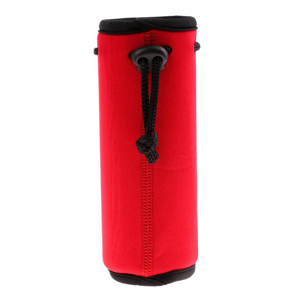 2x Neoprene Sport Water Bottle Holder Sleeve for Camping Hiking Backpacking