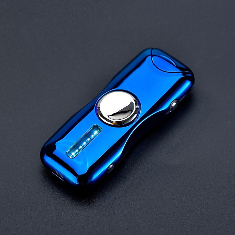 Vỏ Hột Quẹt Bật Lửa Hồng Ngoại BD-915 Sạc Điện Qua Cổng USB Kiểu Dáng Spinner 2 Cánh Tạo 18 Hiệu Ứng Đèn Led Cao Cấp