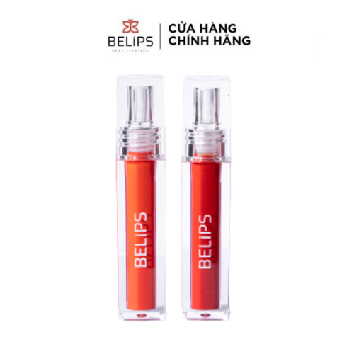 Bộ đôi son kem lì mỏng mịn mềm môi City At Night C01 Muse Orange + C04 Hot Cherry