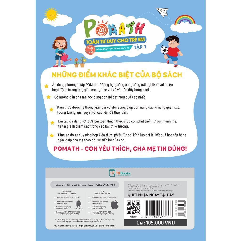 Combo Toán Tư Duy Cho Trẻ 7 - 8 Tuổi - Bản Quyền