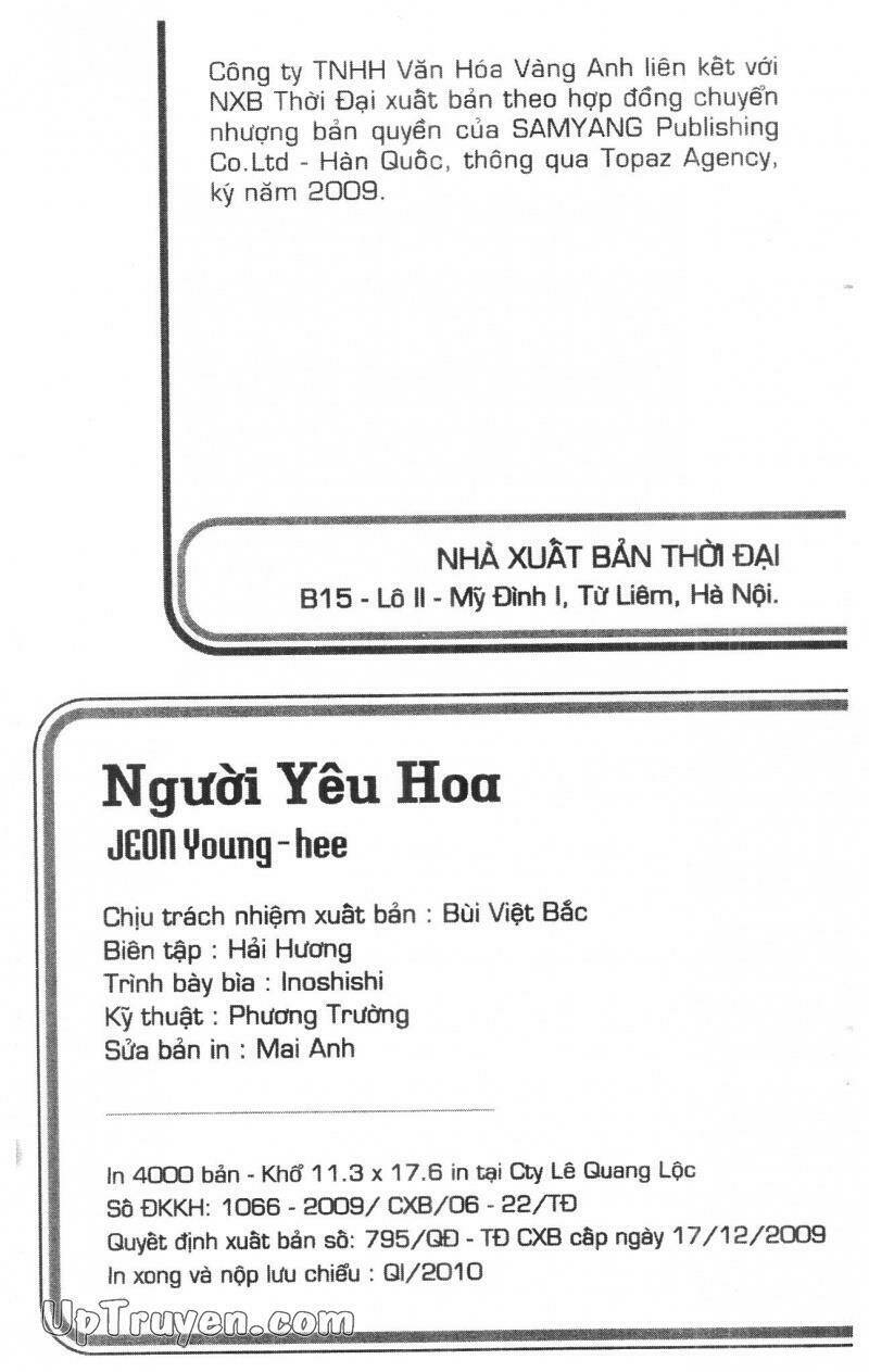 người yêu hoa chapter 1 2