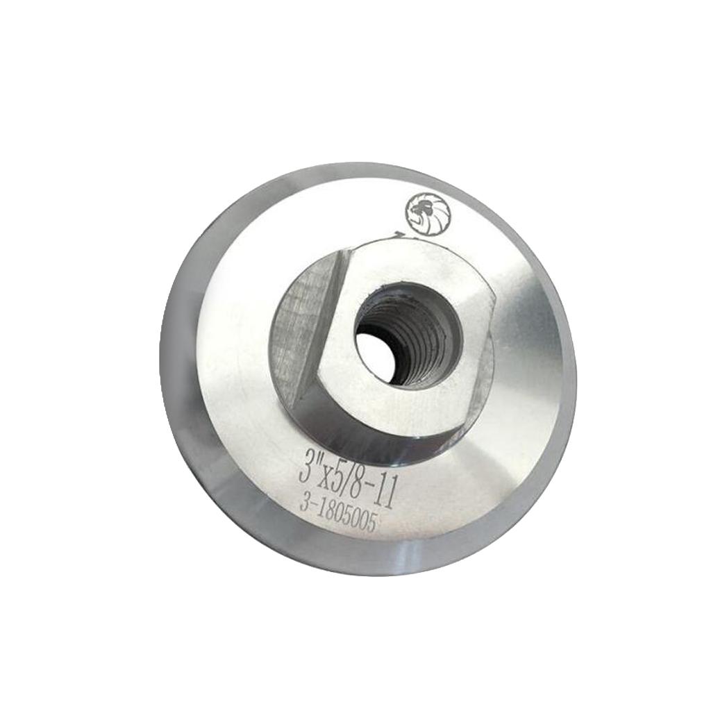 Aluminum Back Holder For Diamond Polishing Pads 5/8"-11 Thread