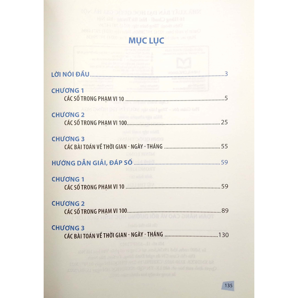 Sách - Toán Nâng Cao & Bồi Dưỡng Học Sinh Giỏi Lớp 1
