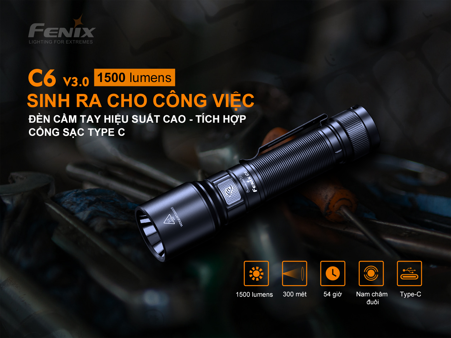 Đèn pin cầm tay FENIX C6 V3.0