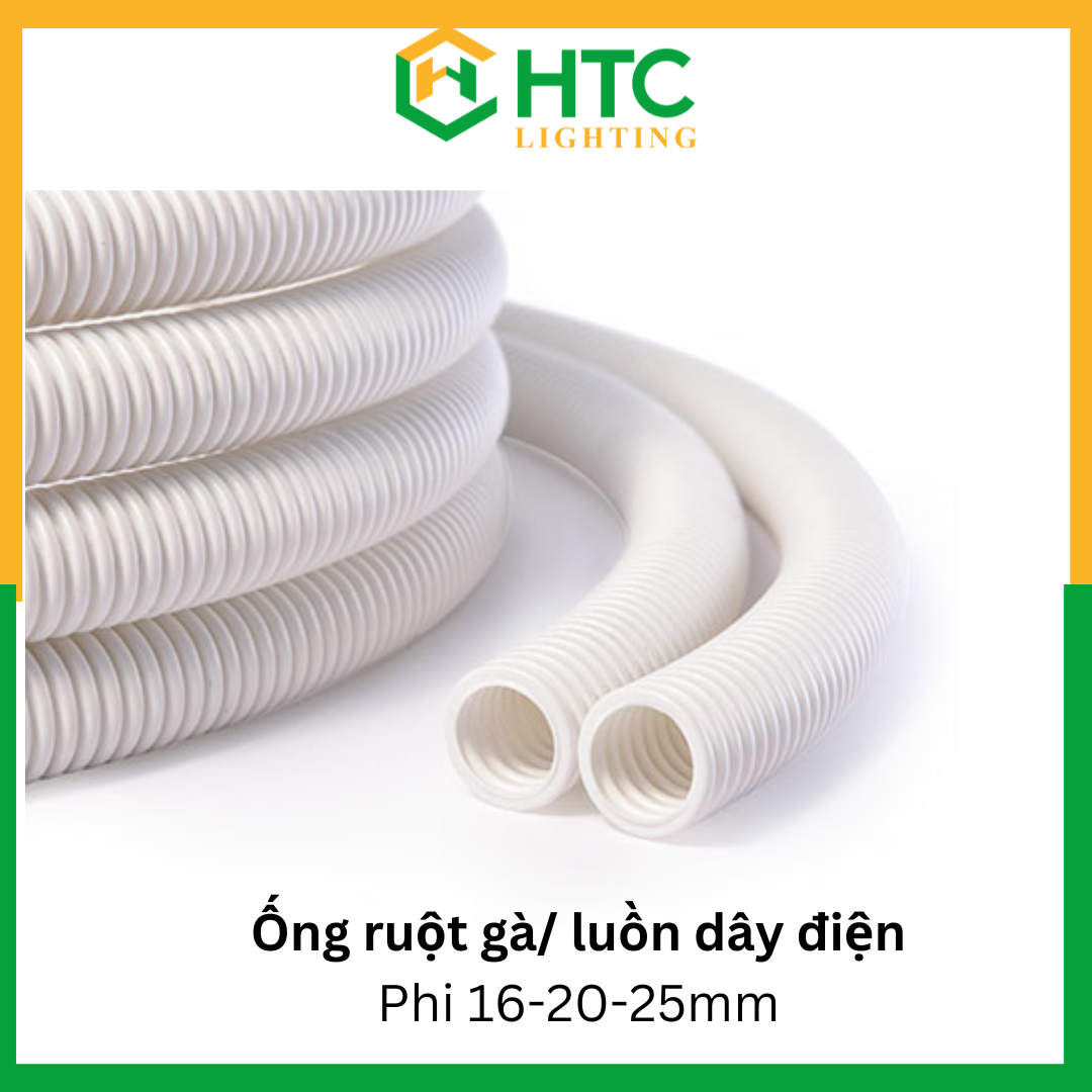 Ống luồn dây điện, ống ruột gà, ống xả máy lạnh 16 20 25m