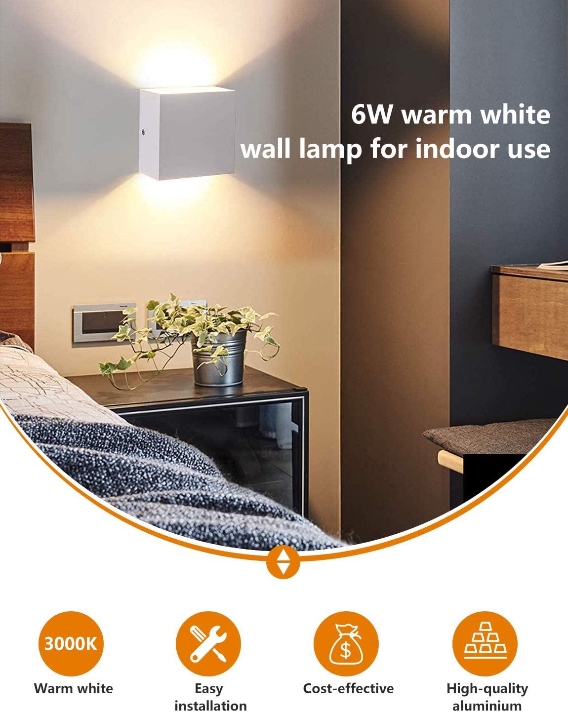 Đèn Led Gắn Tường Trang Trí Nội Thất 6w