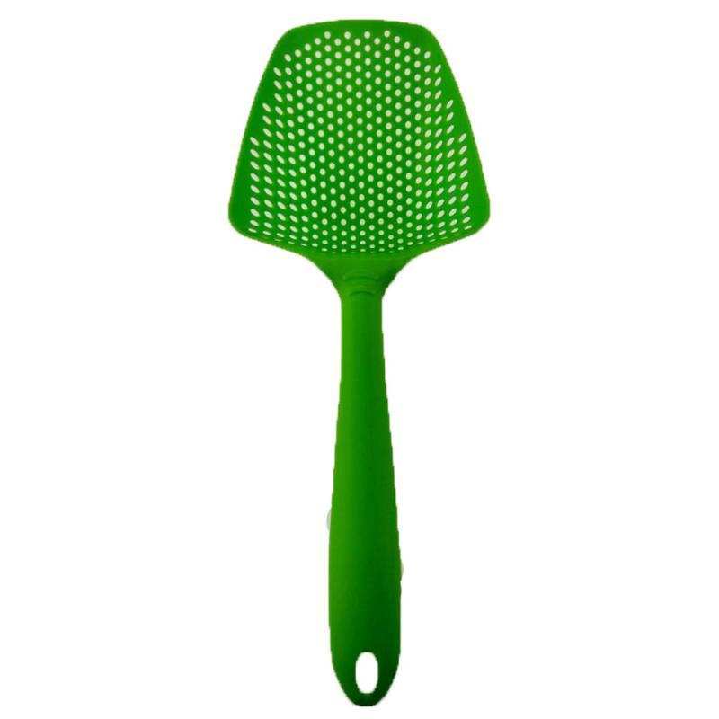 1pc Kitchen Nylon Soup Spoon Ladle Anti-scald Skimmer Kitchen Gadgets Strainer Fry Food Mesh Portable Filter Home Kitchen Tools