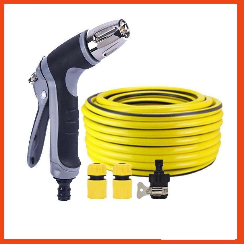 Bộ dây và vòi xịt rửa xe tưới cây tăng áp 3-5m  206817