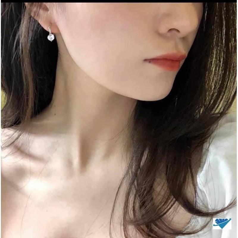 BÔNG TAI BẠC TA - BÔNG TAI GẮN ĐÁ NHỎ XINH XẮN -