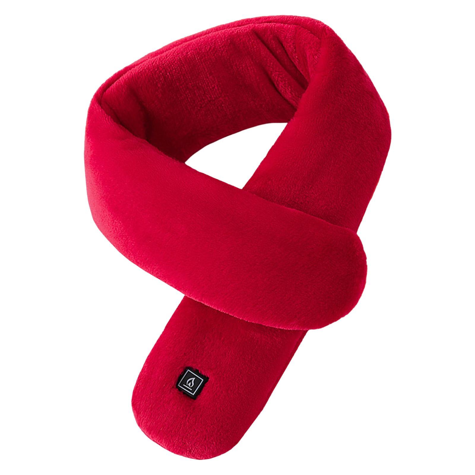 Electric Heated Scarf Shawl Neck Warmer Scarfs Neckerchief Warm Windproof USB Heating Scarf for Camping, Outdoor, Biking, Indoor, Walking