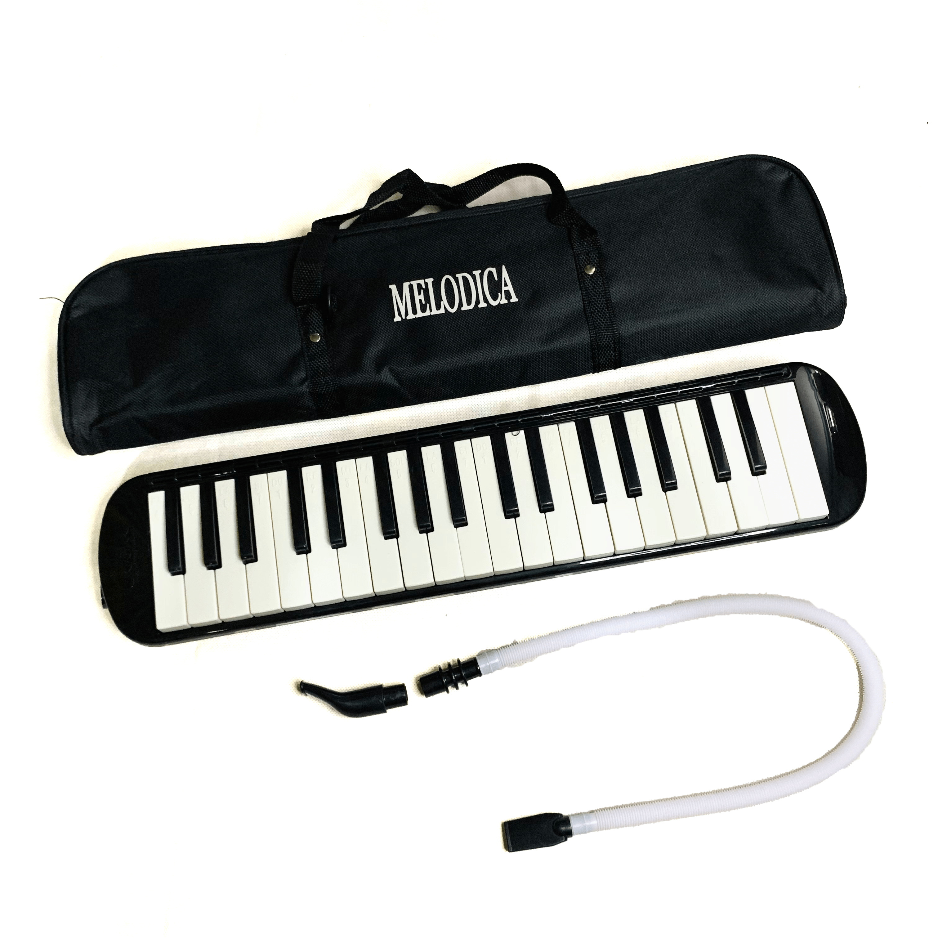 Kèn Melodion Melodica 32 Phím Giá Rẻ Đủ Màu Cho Bạn Mới Tập Chơi - Đen - 32 Phím