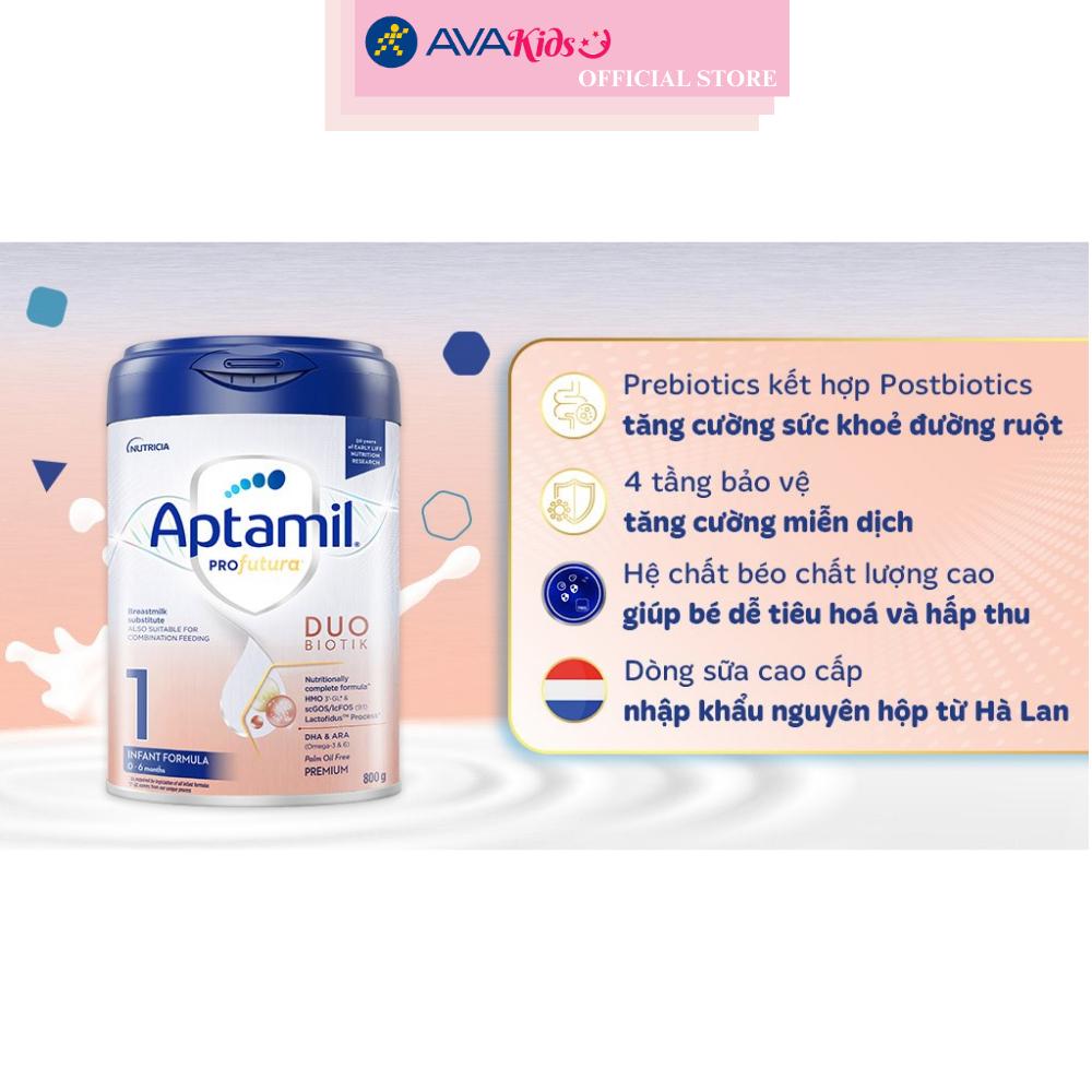 Sữa bột Aptamil Profutura Duobiotik số 1 800g (0 - 6 tháng)