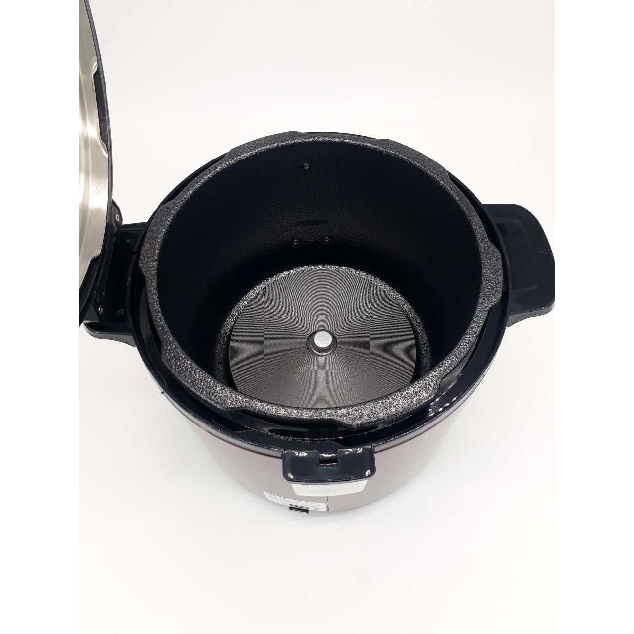 Nồi áp suất điện Matika 6L 1000W có điều chỉnh áp màu đỏ đen MTK - 9262 - HÀNG CHÍNH HÃNG