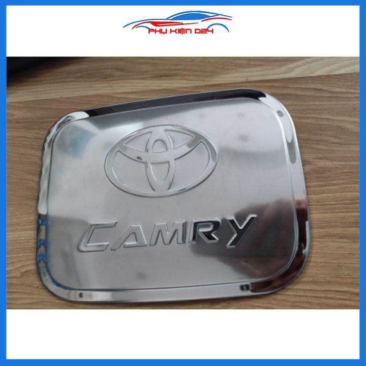 Ốp nắp xăng Camry 2007-2008-2009-2010-2011 mạ crom bảo vệ chống trầy trang trí ô tô