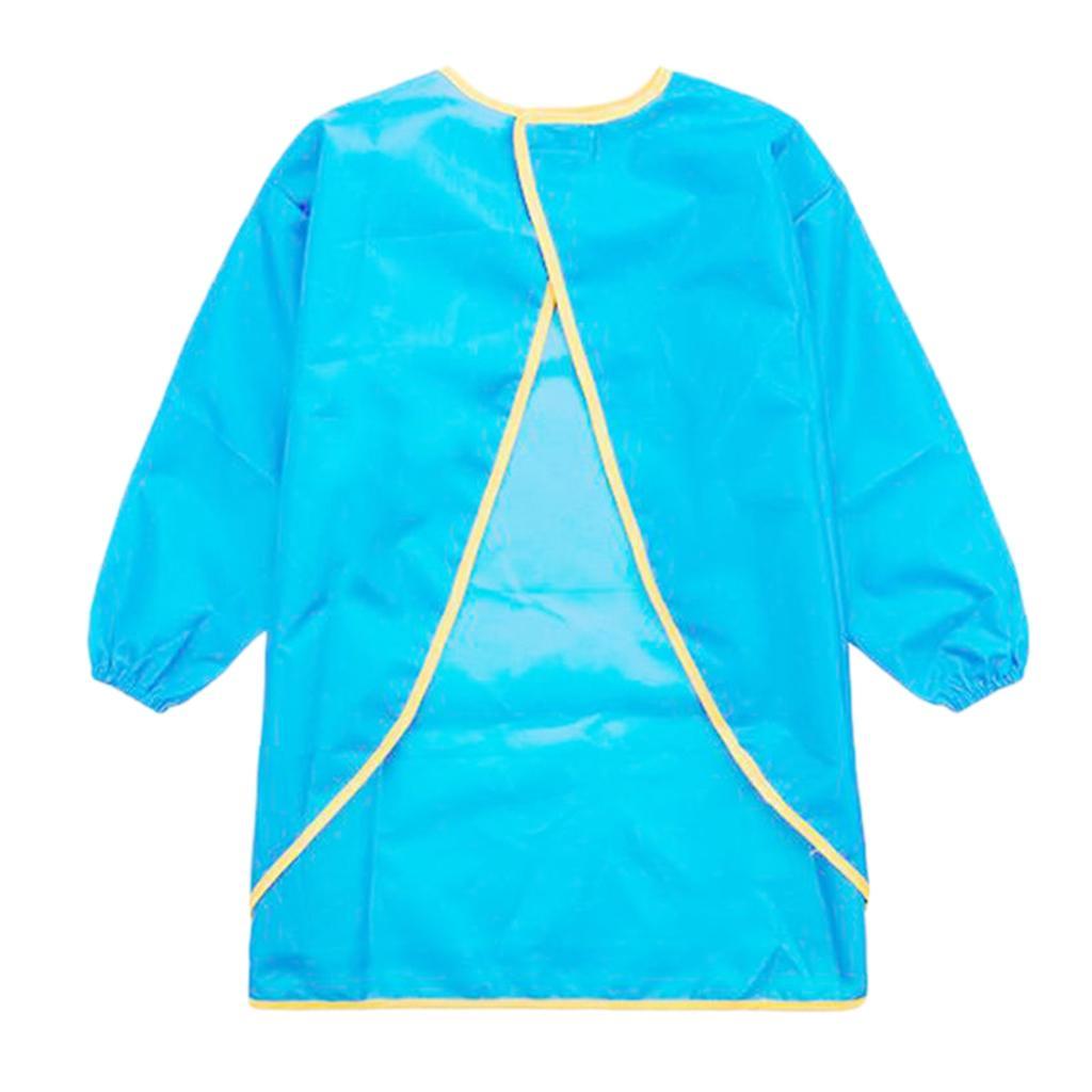 Kid Apron Waterproof Smock Long Sleeve Children Apron Cooking Painting Bib