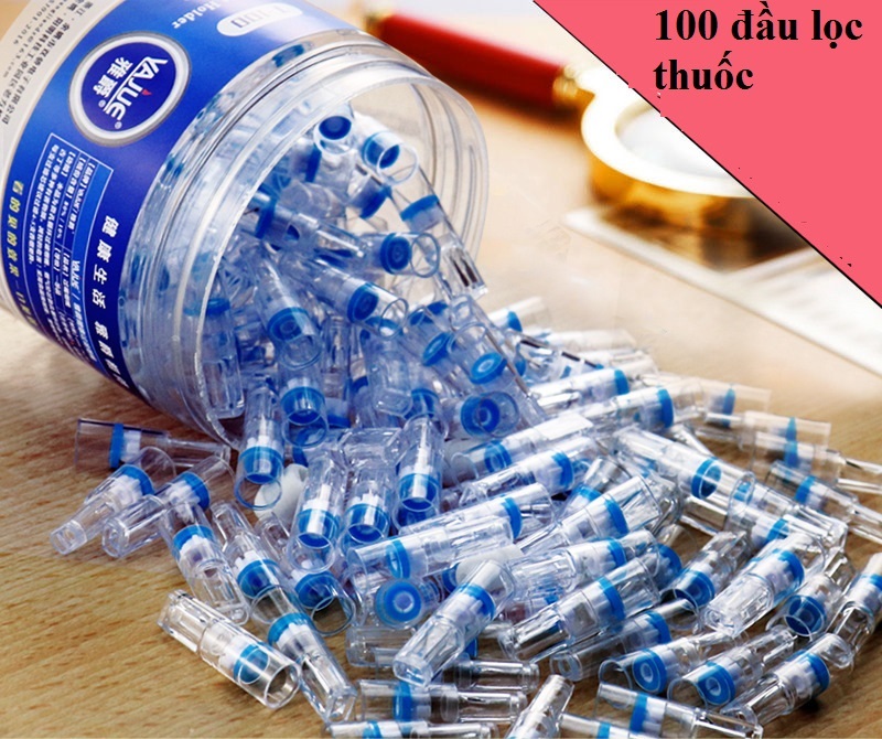 Hộp 100 tẩu thuốc lọc thuốc bảo vệ sức khỏe 