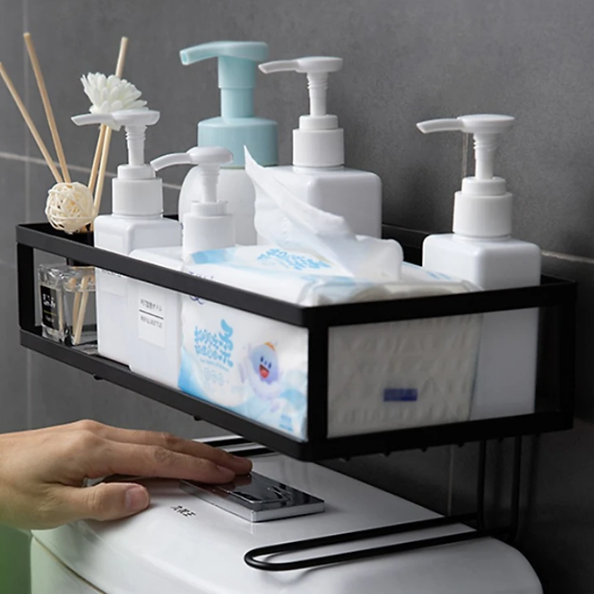Kệ Để Đồ Toilet Thông Minh, Kệ Bồn Cầu, Nhà Vệ Sinh Tiện Lợi, Chất Liệu Sơn Tĩnh Điện - Chống Gỉ - Hàng Chính Hãng