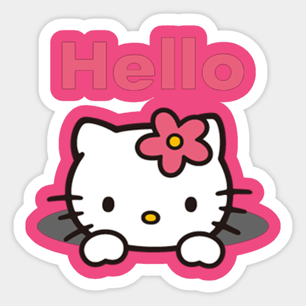 Sticker Hello Kitty set 60 ảnh decal hình dán