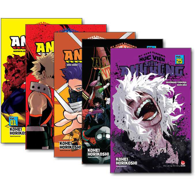 Combo 25 Cuốn: My Hero Academia - Học Viện Siêu Anh Hùng (Tập 1 - 25)