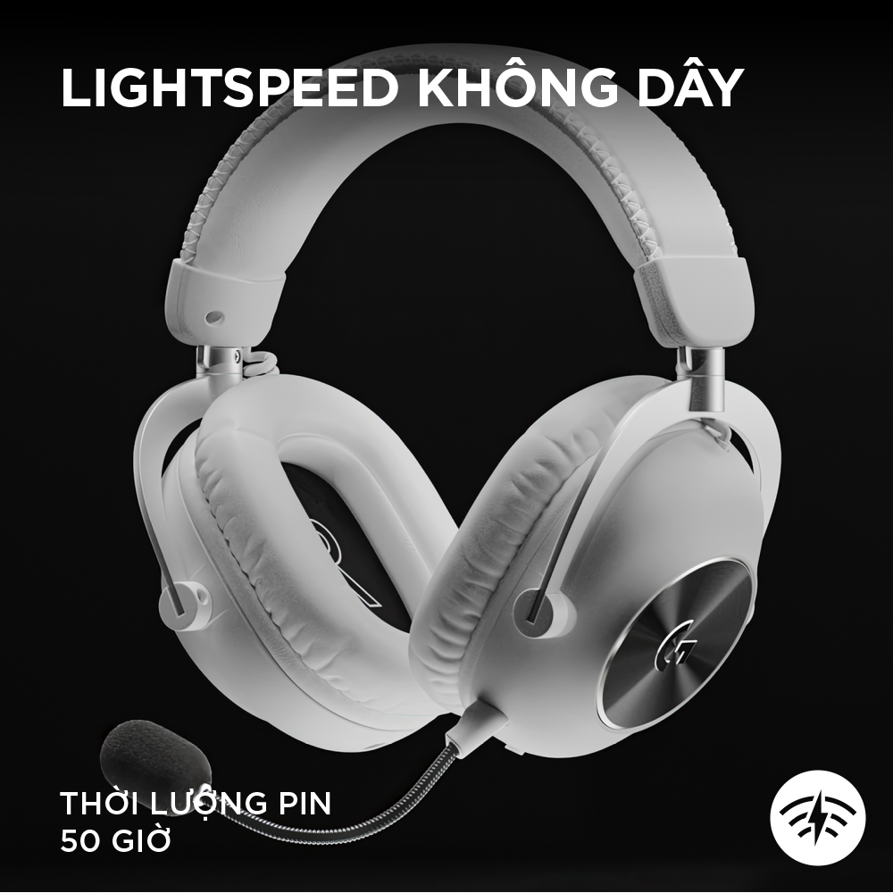 Tai Nghe Gaming Không Dây Logitech PRO X 2 LIGHTSPEED - Hàng Chính Hãng