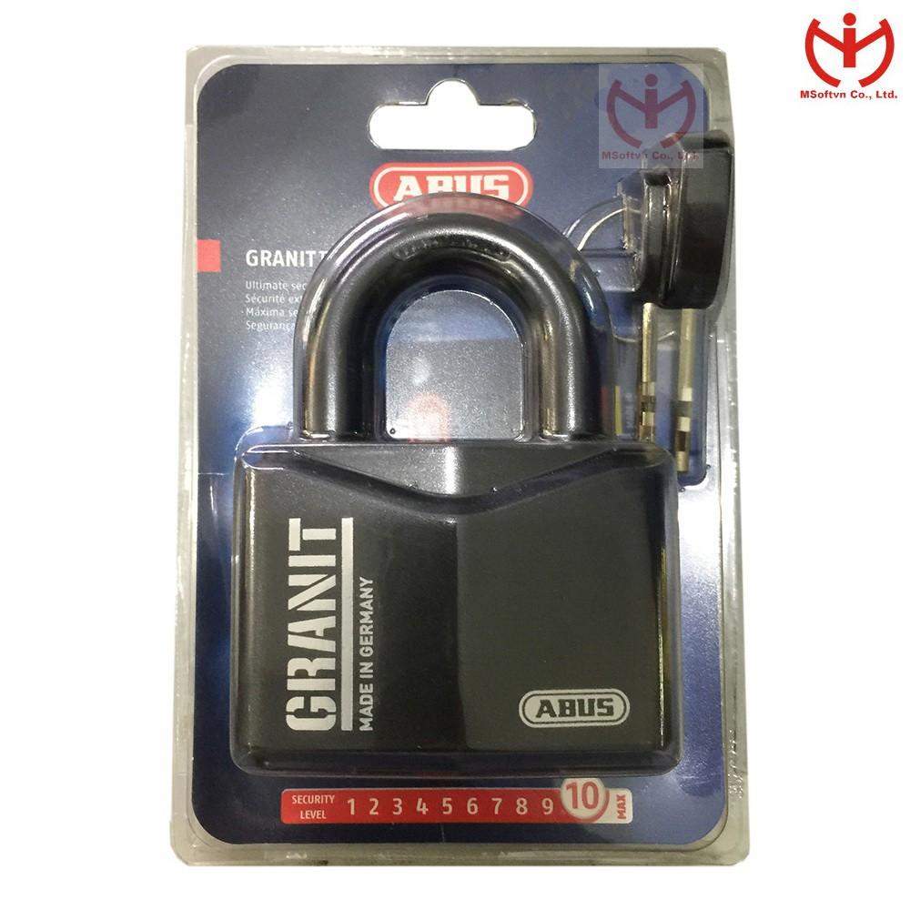 Ổ khóa ABUS GRANIT 37RK/70 thân thép rộng 77mm thuộc dòng cao cấp nhất của ABUS - MSOFT