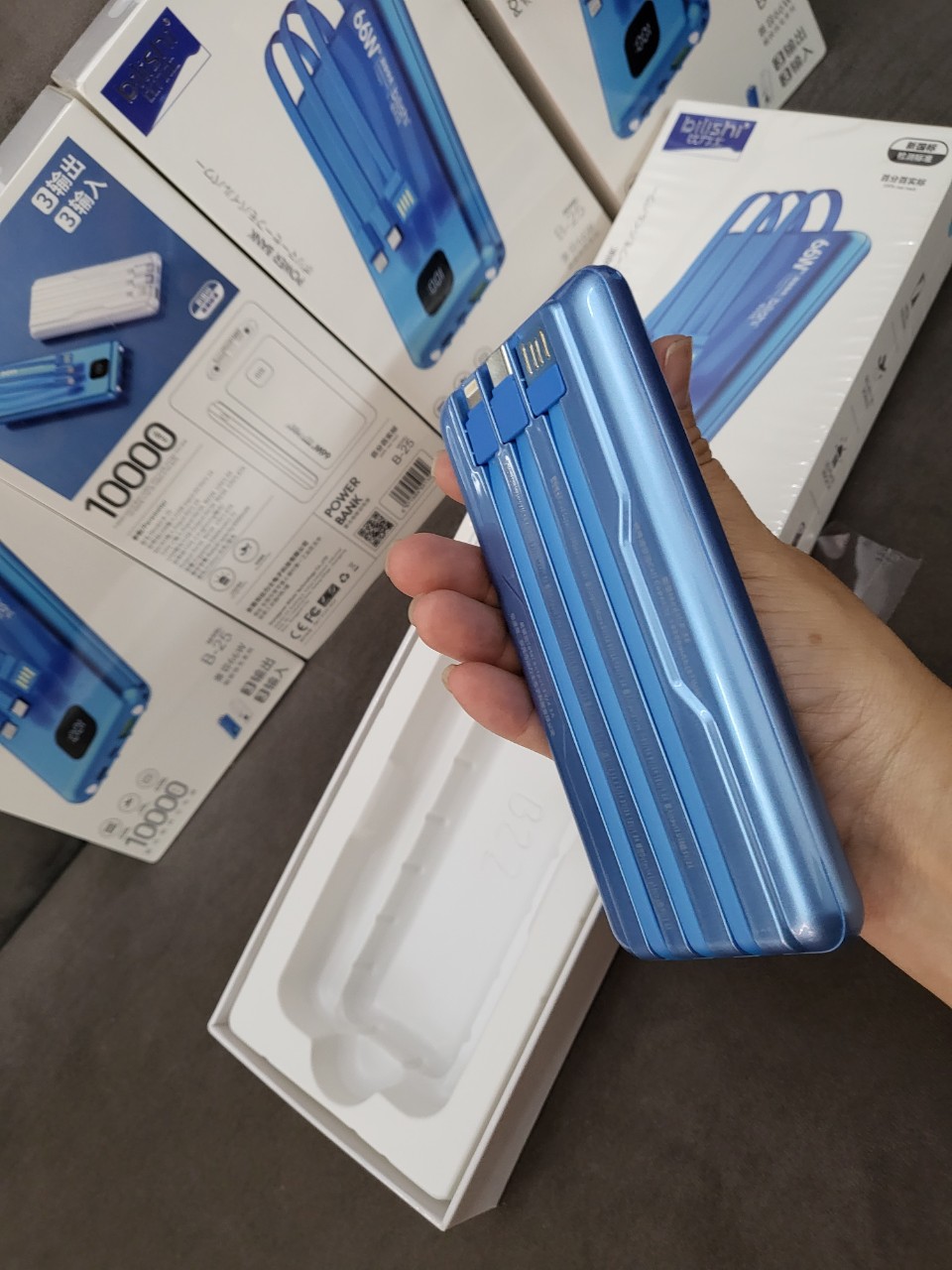 Pin Sạc Dự Phòng Chuẩn 10000mAh Bilishi B25 Hỗ Trợ Sạc Nhanh PD66W